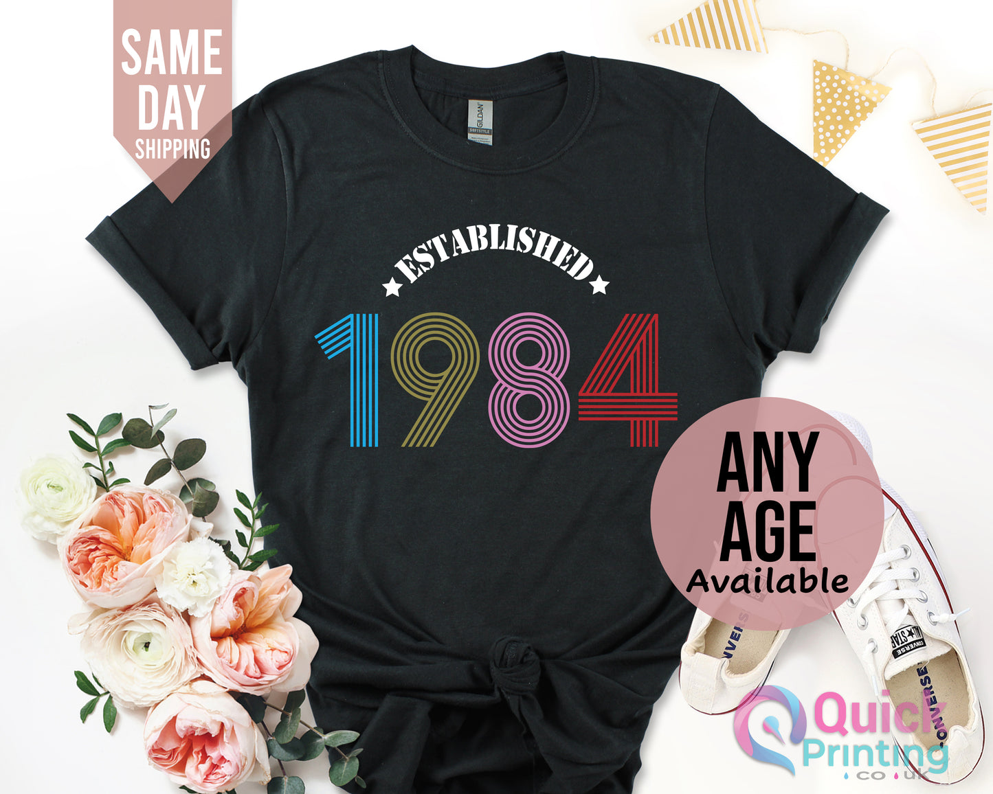 Established 1984 Birthday T-Shirt, Wife 40th birthday ideas, 40th birthday t shirt ideas, Turning 40 Shirt, 40th birthday t shirts, 40 birthday, 40th birthday phrases funny