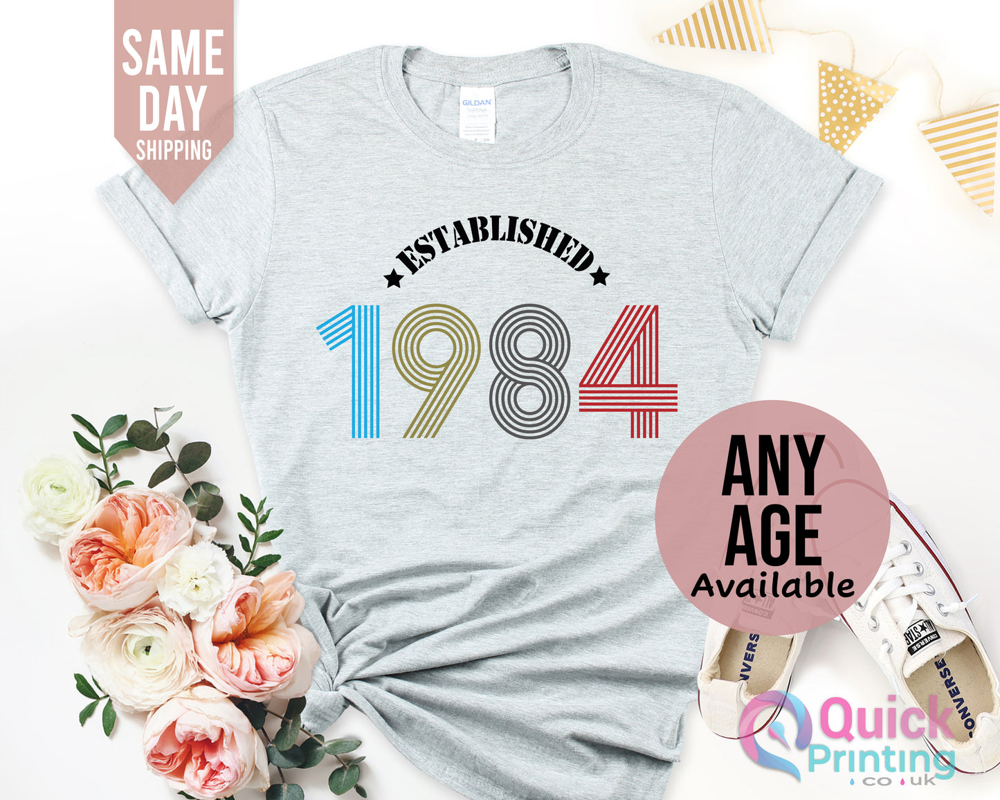 Established 1984 Birthday T-Shirt, Wife 40th birthday ideas, 40th birthday t shirt ideas, Turning 40 Shirt, 40th birthday t shirts, 40 birthday, 40th birthday phrases funny