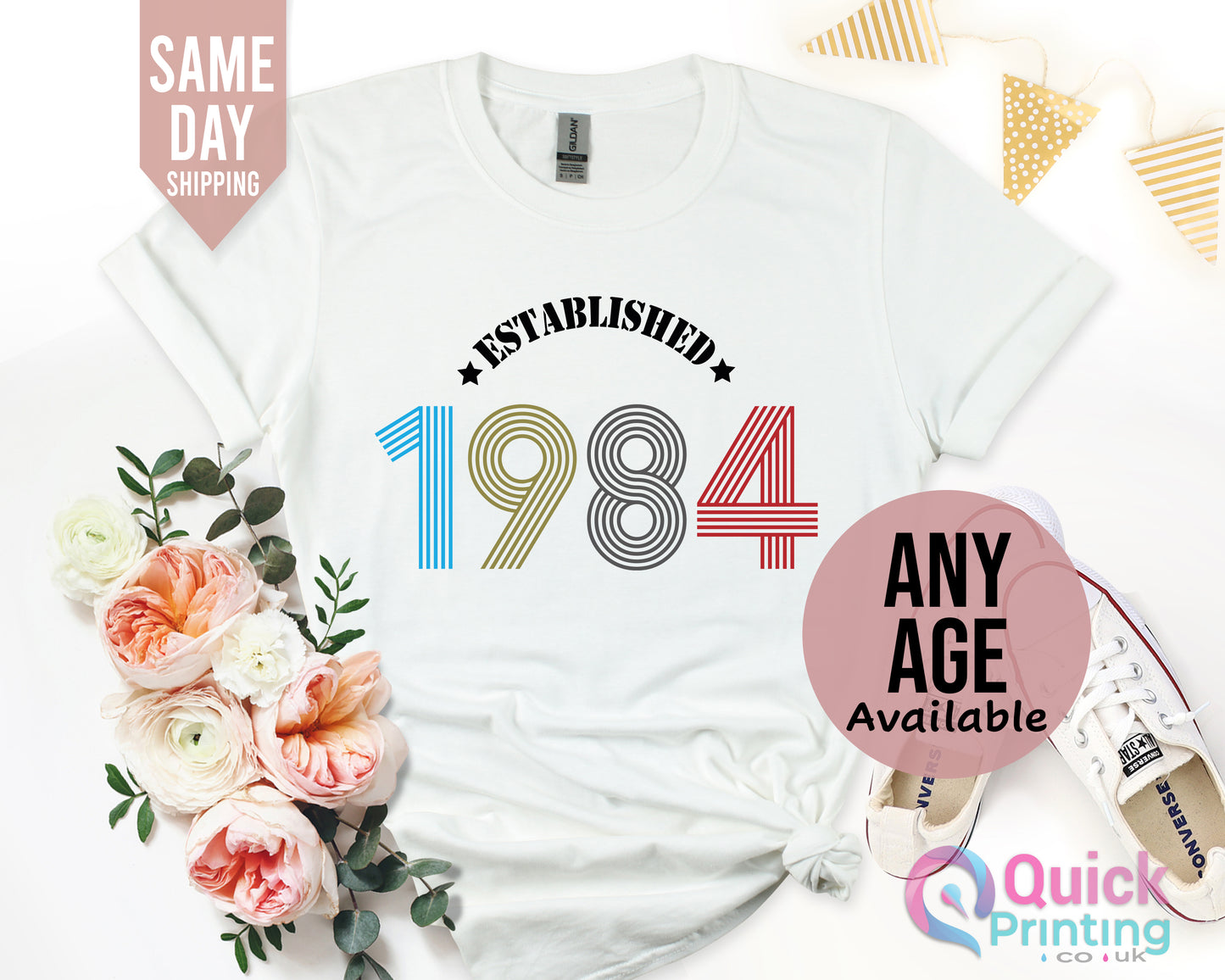 Established 1984 Birthday T-Shirt, Wife 40th birthday ideas, 40th birthday t shirt ideas, Turning 40 Shirt, 40th birthday t shirts, 40 birthday, 40th birthday phrases funny