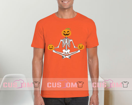 Skeleton Pumpkin Shirt