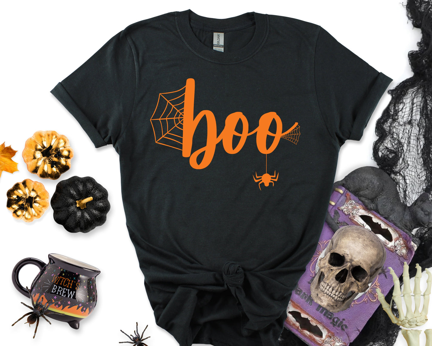 Boo scary Halloween shirt, ladies funny halloween tshirt, halloween Gift Shirt Friends Birthday, trick or treat, kids halloween shirt top