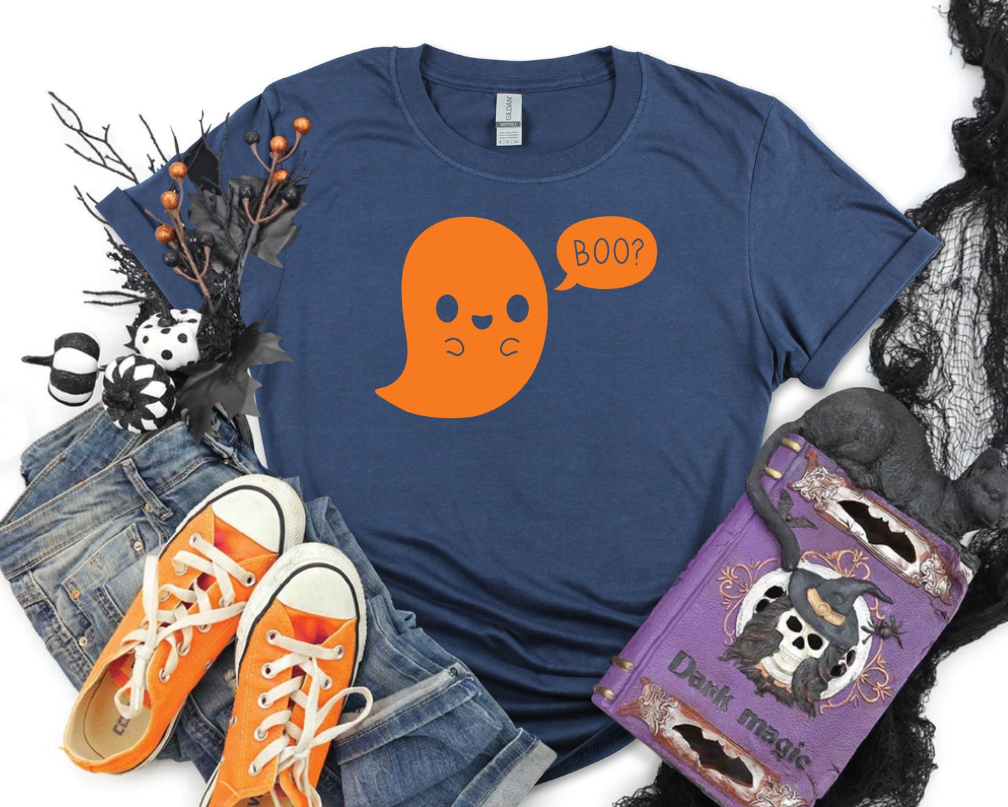 Boo Funny Halloween shirts, Matching Family Shirt, Halloween Party Costume T-Shirt, Spooky Kids Shirt, Halloween Gift 2024, Happy Halloween