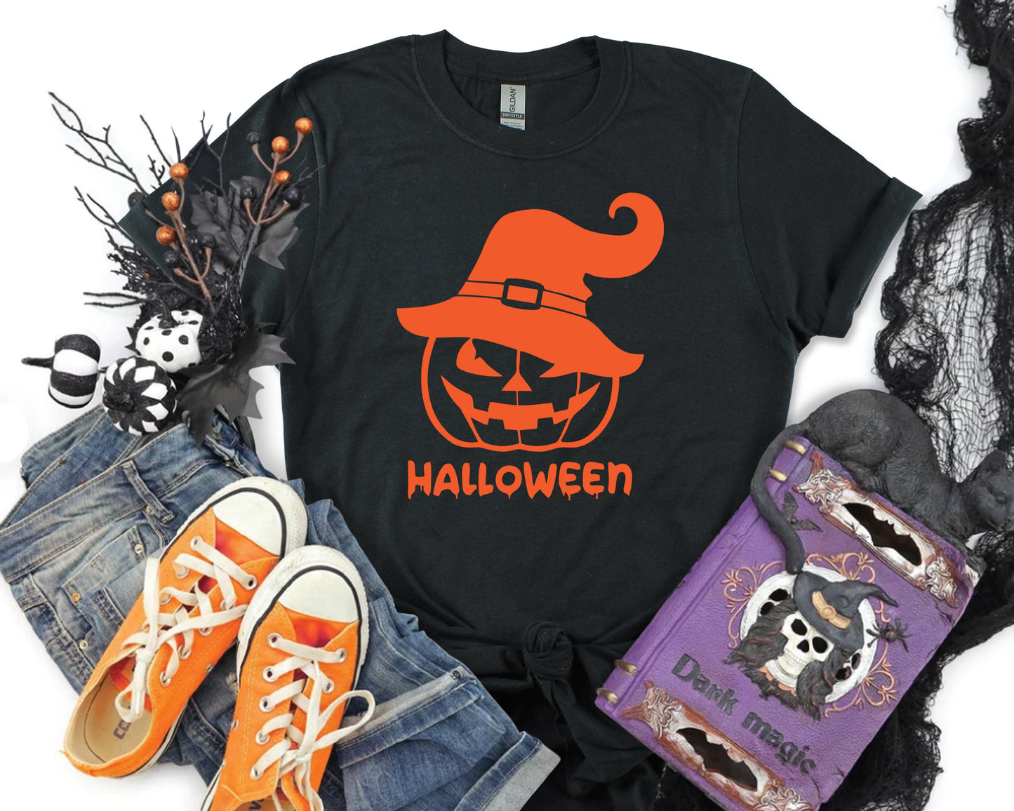 Halloween Pumpkin Face shirts, Funny Halloween Tshirt Tops 2023, Trick or Treat, Halloween Party Costume T-Shirt, Halloween Gifts UK