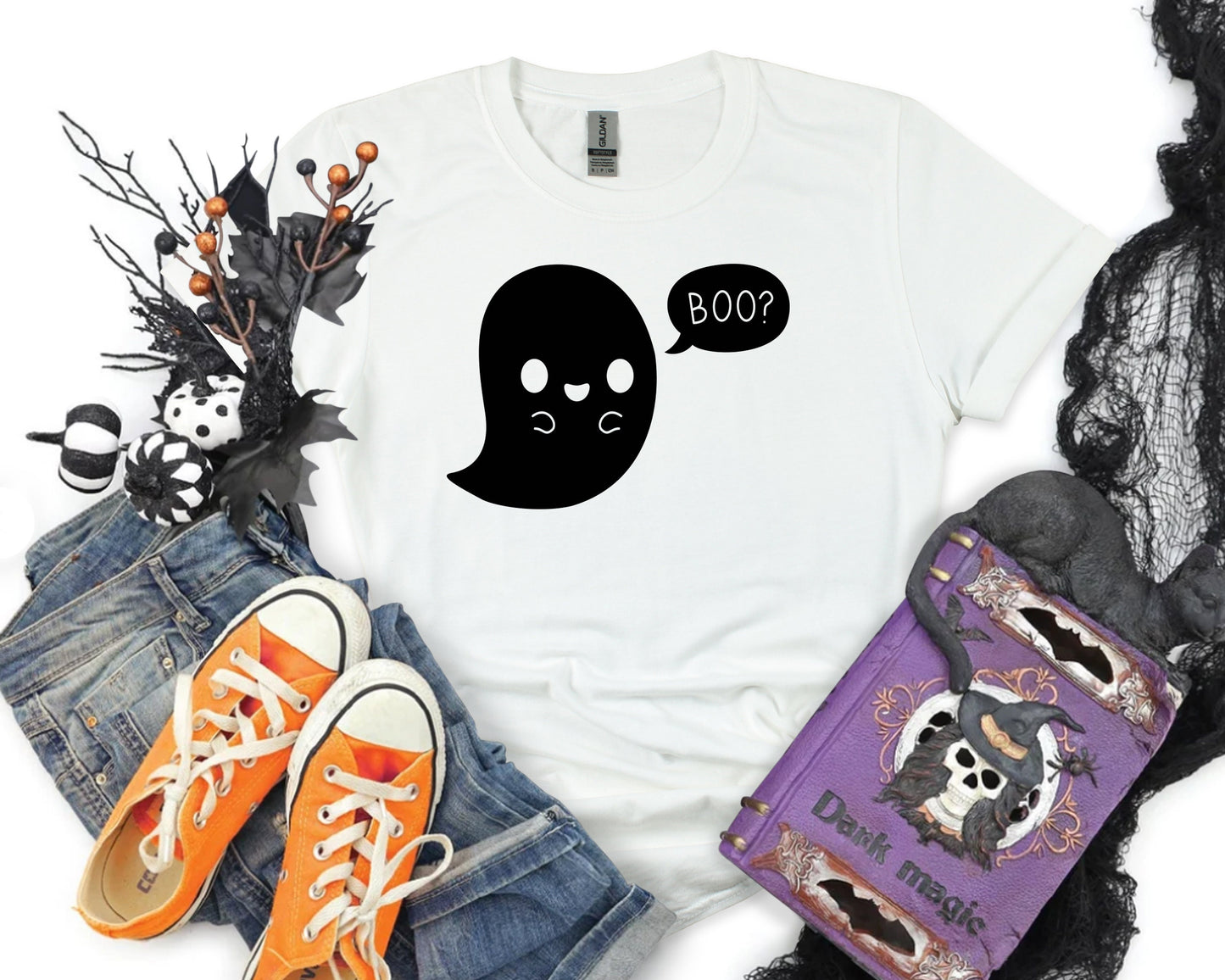 Boo Funny Halloween shirts, Matching Family Shirt, Halloween Party Costume T-Shirt, Spooky Kids Shirt, Halloween Gift 2024, Happy Halloween