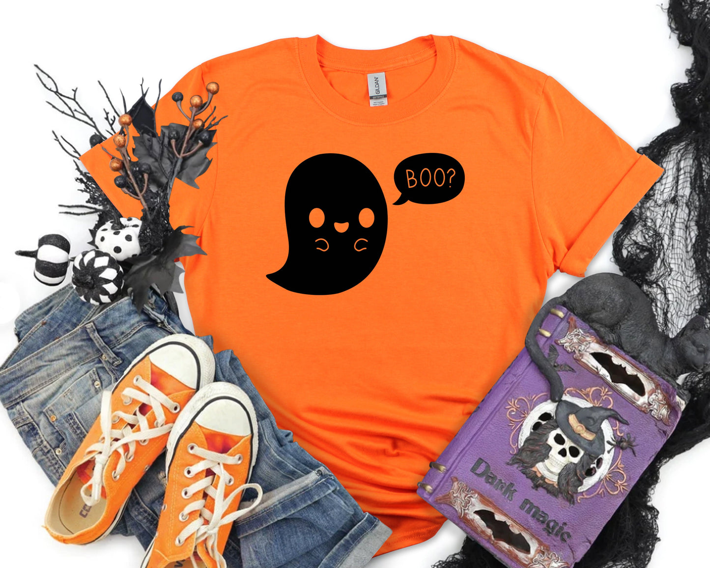 Boo Funny Halloween shirts, Matching Family Shirt, Halloween Party Costume T-Shirt, Spooky Kids Shirt, Halloween Gift 2024, Happy Halloween