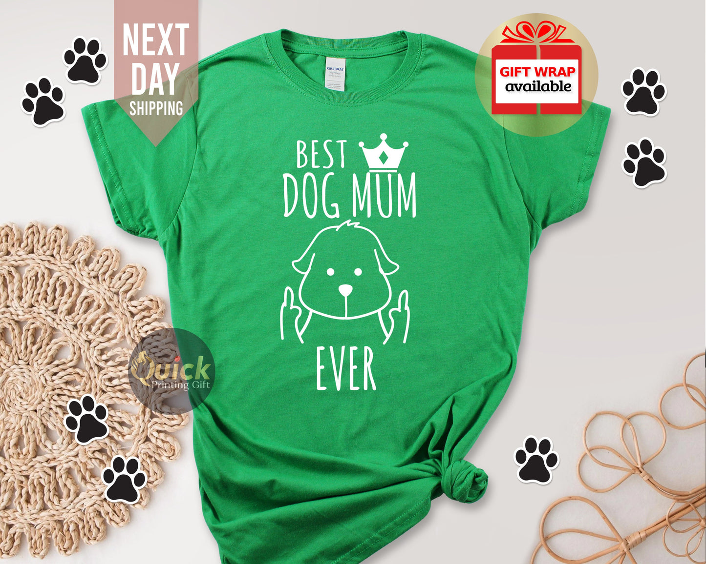 Dog Mum Shirt, Funny Dog Lover Tshirt Women Men, Dog lover Gift, Funny Birthday Gift for Mum