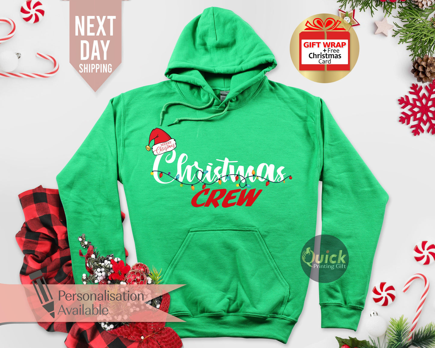 Christmas Crew Sweatshirt, Christmas Hoodies for Women Men, Christmas Squad Jumper, Family Christmas Jumper, Christmas Gift for Cousins