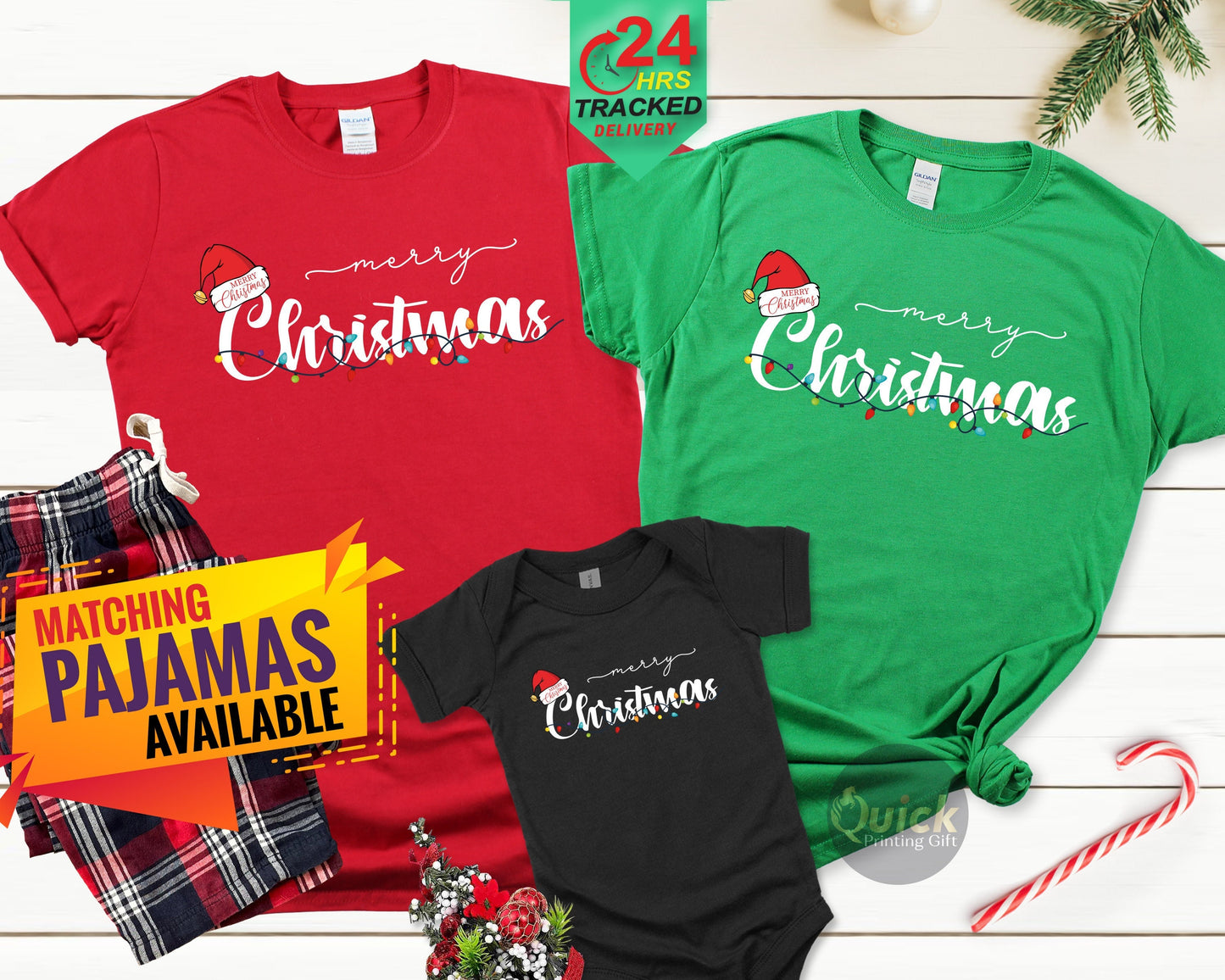 Merry Christmas Tshirts, Matching Family Christmas Outfit, Cute Christmas Shirts for Women Men, Holiday Shirt, Xmas Gift Christmas Eve box