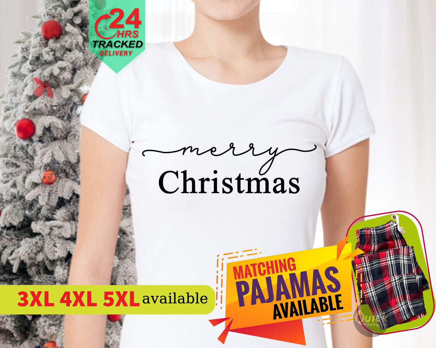Merry Christmas T-Shirt: Matching Family Outfit, Xmas Tops