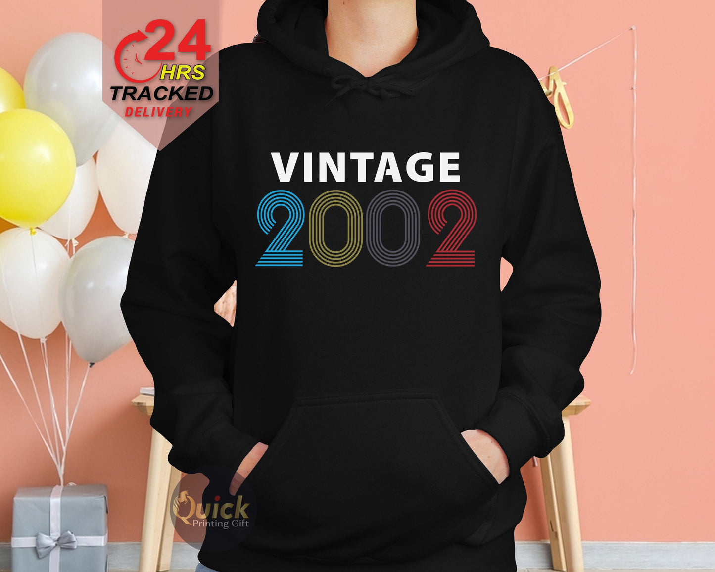 21st Birthday Hoodies for Women Men, 21st Birthday Gift ideas, Unisex Black Hoodie, Birthday Gift for Friend