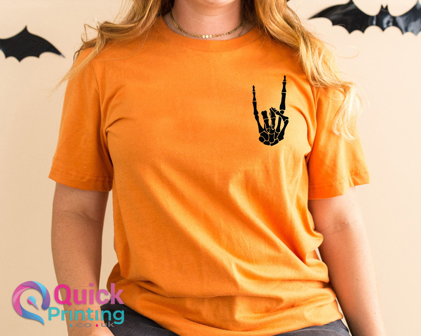 Skeleton Hand Shirt, Skeleton Hand Halloween, Funny Halloween T , Skeleton Rock Shirt, Halloween Gift, Horror Shirt, Halloween Party Shirt,