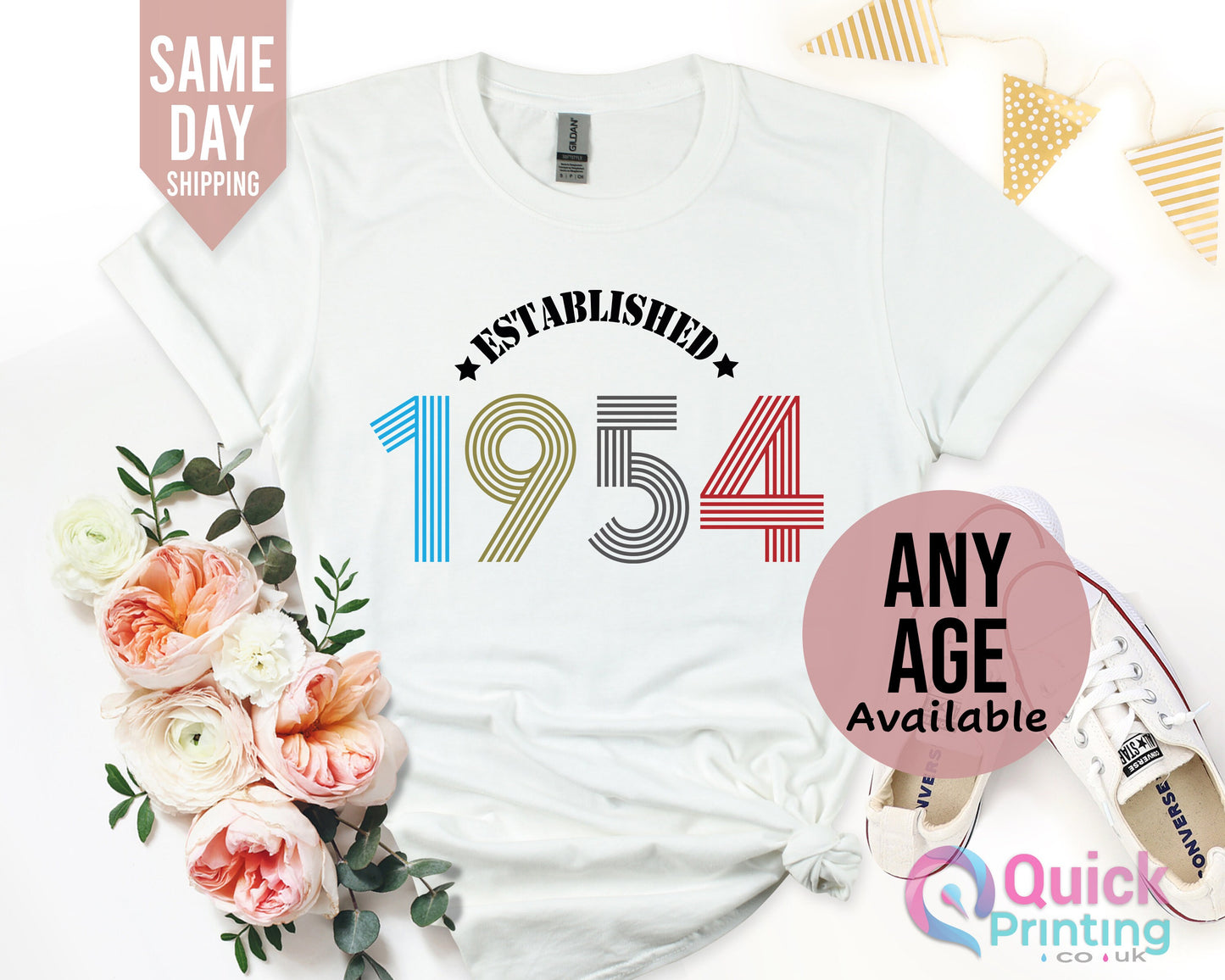 70th Birthday Tshirt, Vintage Birthday Shirt 2024, 70th Birthday Gifts for women, 1954 Birthday Ladies Tshirt , Birthday Gift for Mum