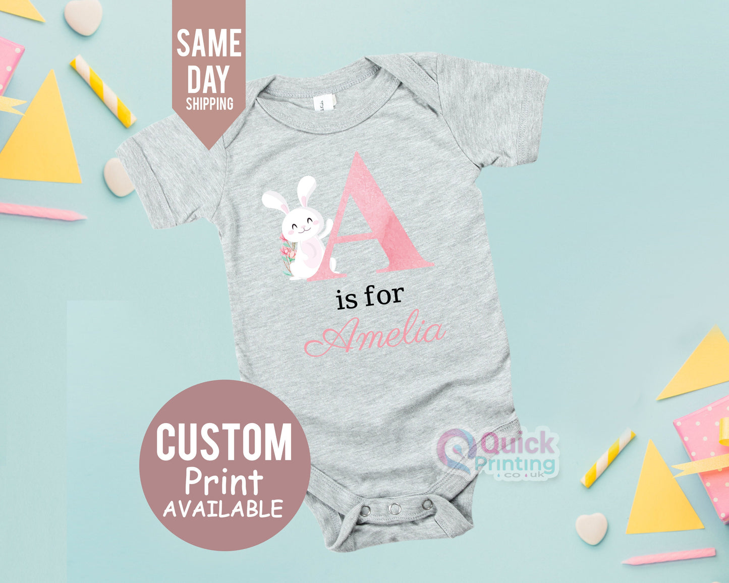 Personalised Alphabet Birthday T-shirt, 1st 2nd 6th Custom Birthday T-shirt, Any Name Any Age Tshirt, Custom Birthday Tshirt, Personalized T