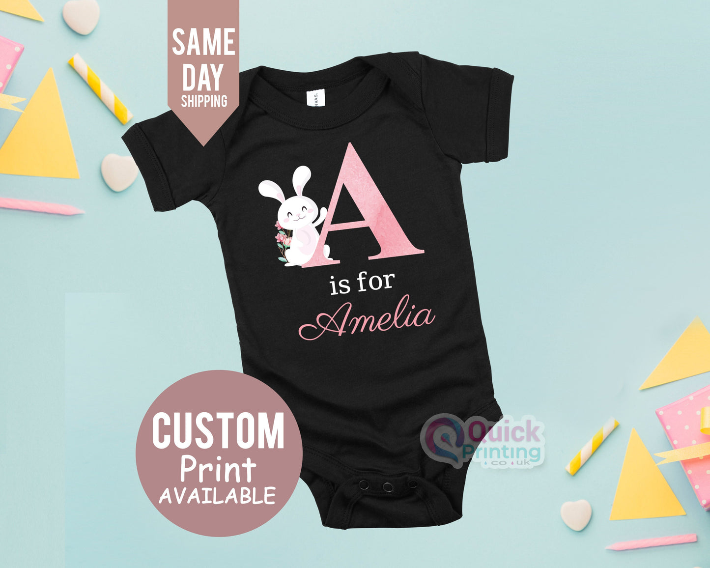 Personalised Alphabet Birthday T-shirt, 1st 2nd 6th Custom Birthday T-shirt, Any Name Any Age Tshirt, Custom Birthday Tshirt, Personalized T