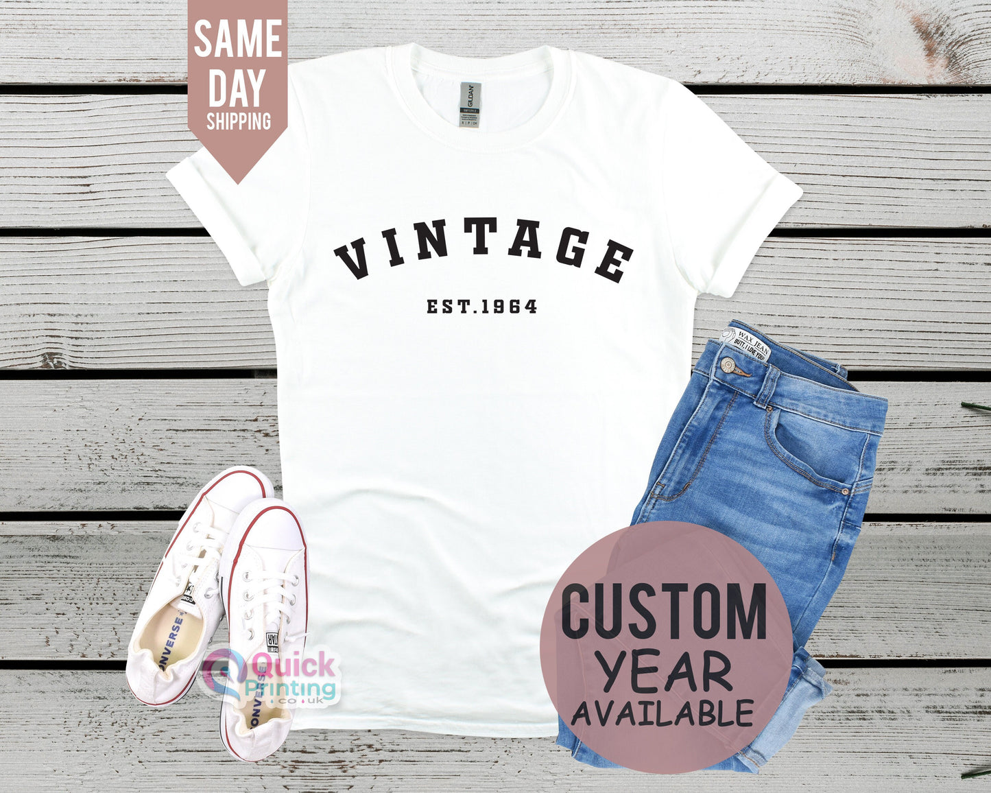Vintage Est 1964, Vintage 1964 Birthday Tshirt UK, 60th birthday gift shirt, Birthday Gifts for him and her, 60th Birthday Present 2024