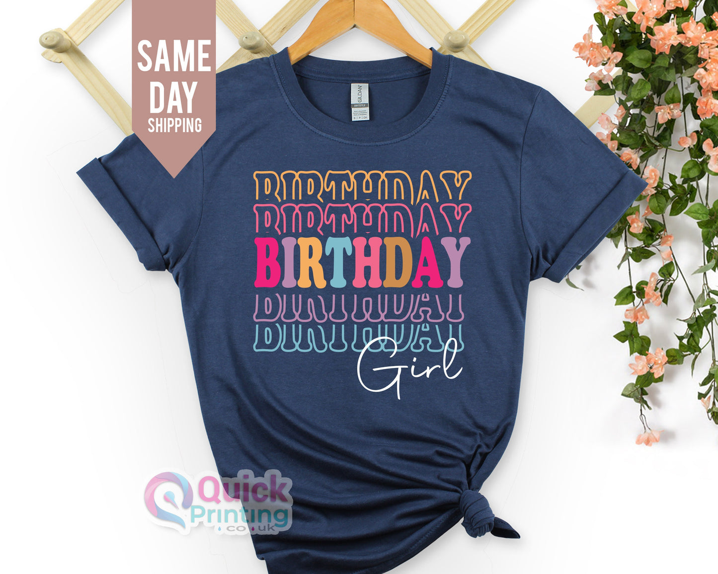 Birthday Girl T-Shirt: Retro Style Party Tee