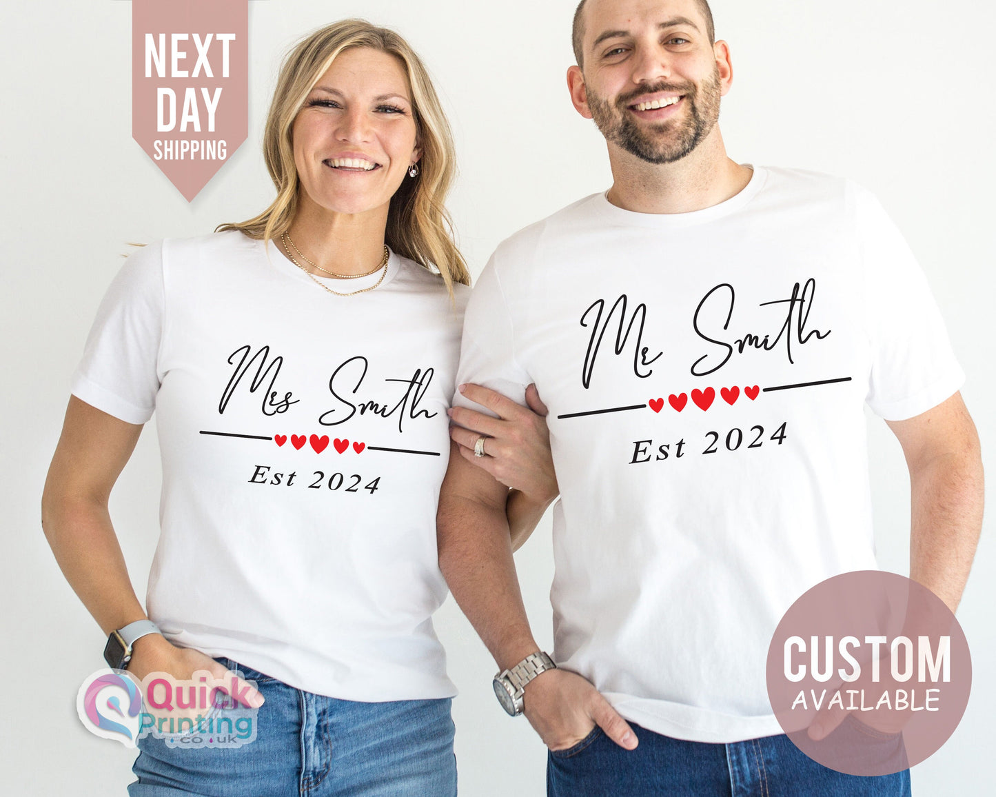 Mr and Mrs Shirt, Mr and Mrs, Just Married Shirt, Honeymoon Shirt, Wedding Shirt, Wife And Hubs Shirts, Just Married Shirts, Couples Shirts