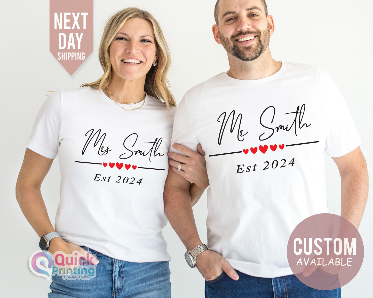 Mr and Mrs Shirt, Mr and Mrs, Just Married Shirt, Honeymoon Shirt, Wedding Shirt, Wife And Hubs Shirts, Just Married Shirts, Couples Shirts