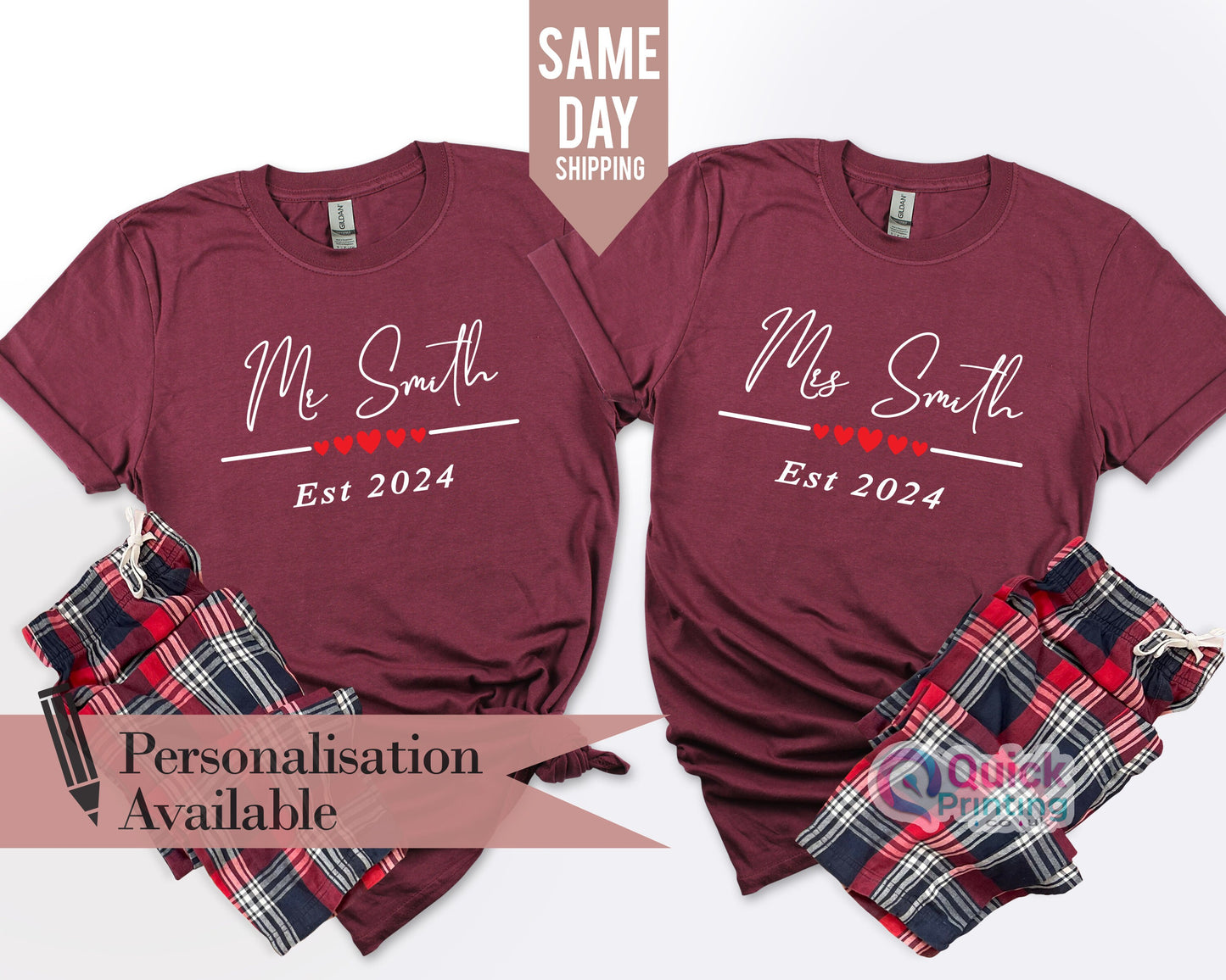 Mr and Mrs Shirt, Mr and Mrs, Just Married Shirt, Honeymoon Shirt, Wedding Shirt, Wife And Hubs Shirts, Just Married Shirts, Couples Shirts