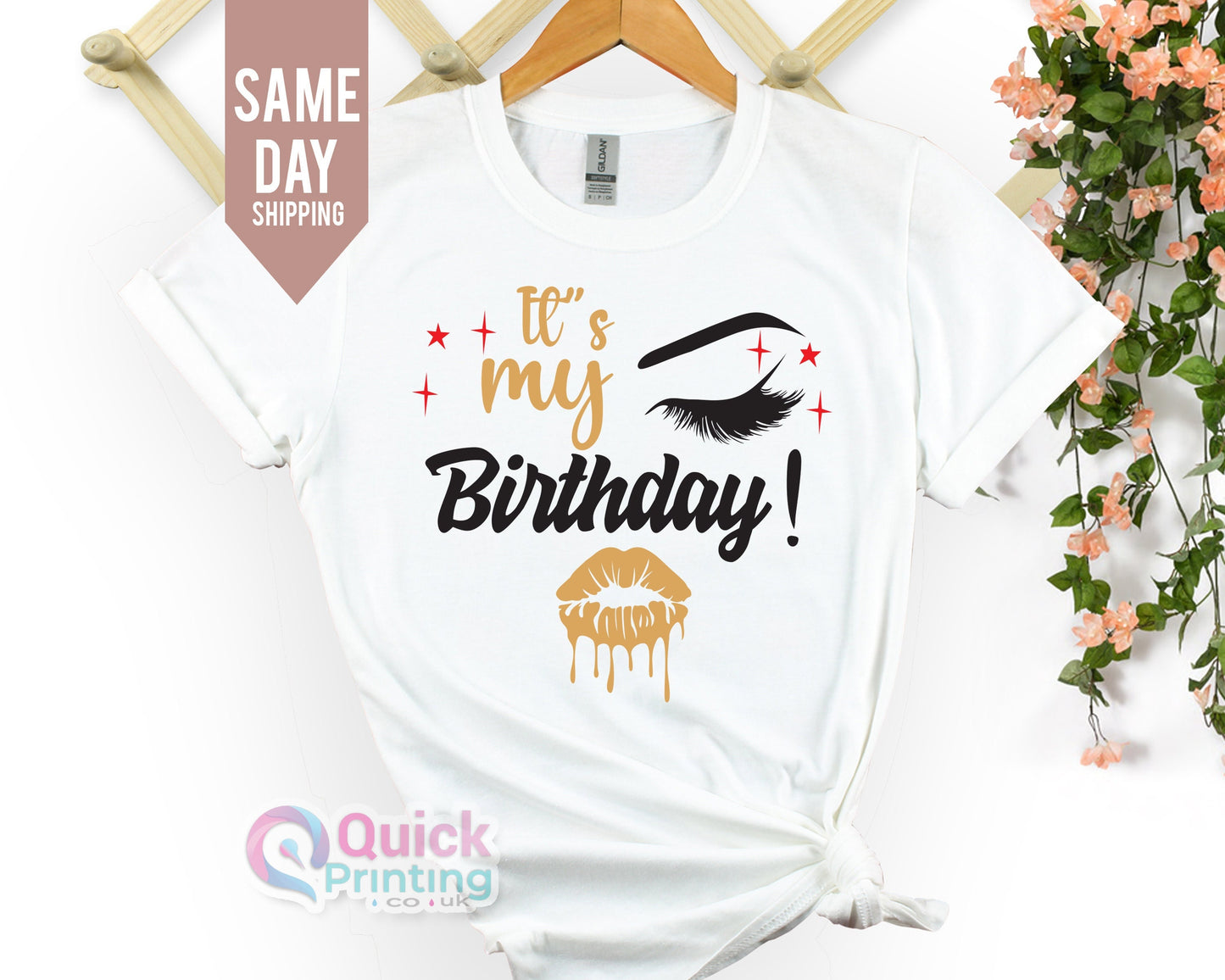 Its My Birthday Tee,Women's Birthday Print Tshirt, Spring and Summer Tshirt, Birthday Party Tshirt, Birthday Gift, Youth Birthday Girl Shirt