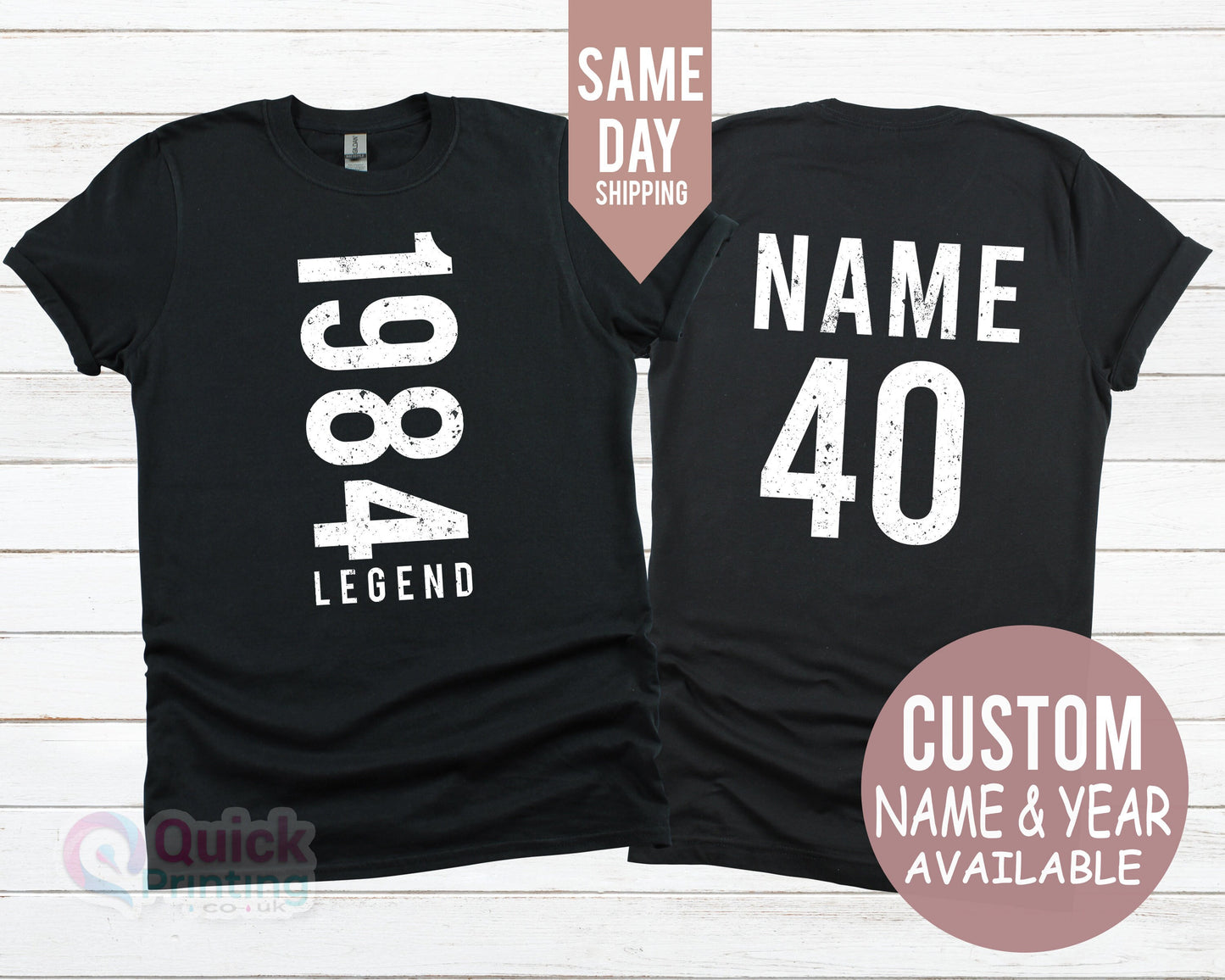 Legend 1984 40th Birthday Shirt, 40th Birthday Gift for Men, 1984 Vintage Birthday Tshirt Woman, Limited edition DAD shirt Daughter Gift T