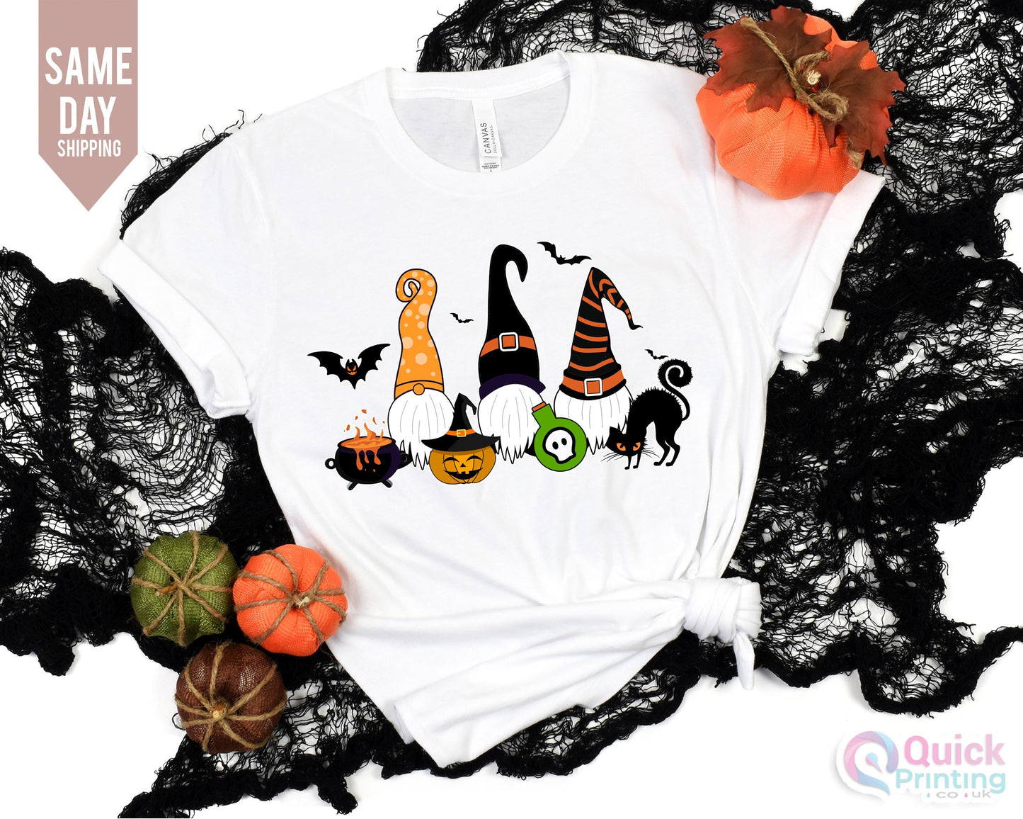 Halloween Gnomes Shirt, Halloween Shirt Women With Gnome Witch, Halloween Gnomes T-Shirt, Halloween Funny Shirt, Halloween Gnome Tee 2024
