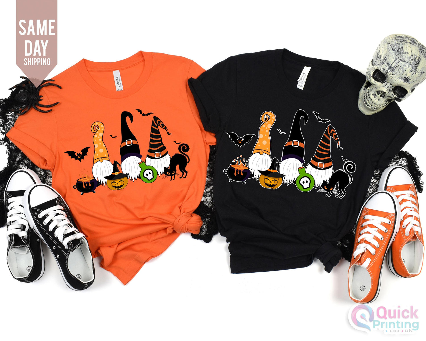 Halloween Gnomes Shirt, Halloween Shirt Women With Gnome Witch, Halloween Gnomes T-Shirt, Halloween Funny Shirt, Halloween Gnome Tee 2024