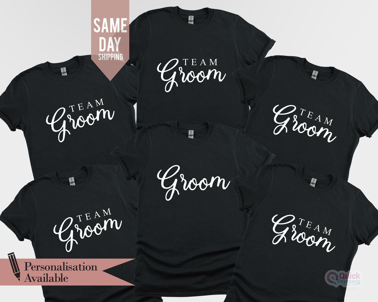 Team Groom T-Shirt: Matching Wedding Party Shirts