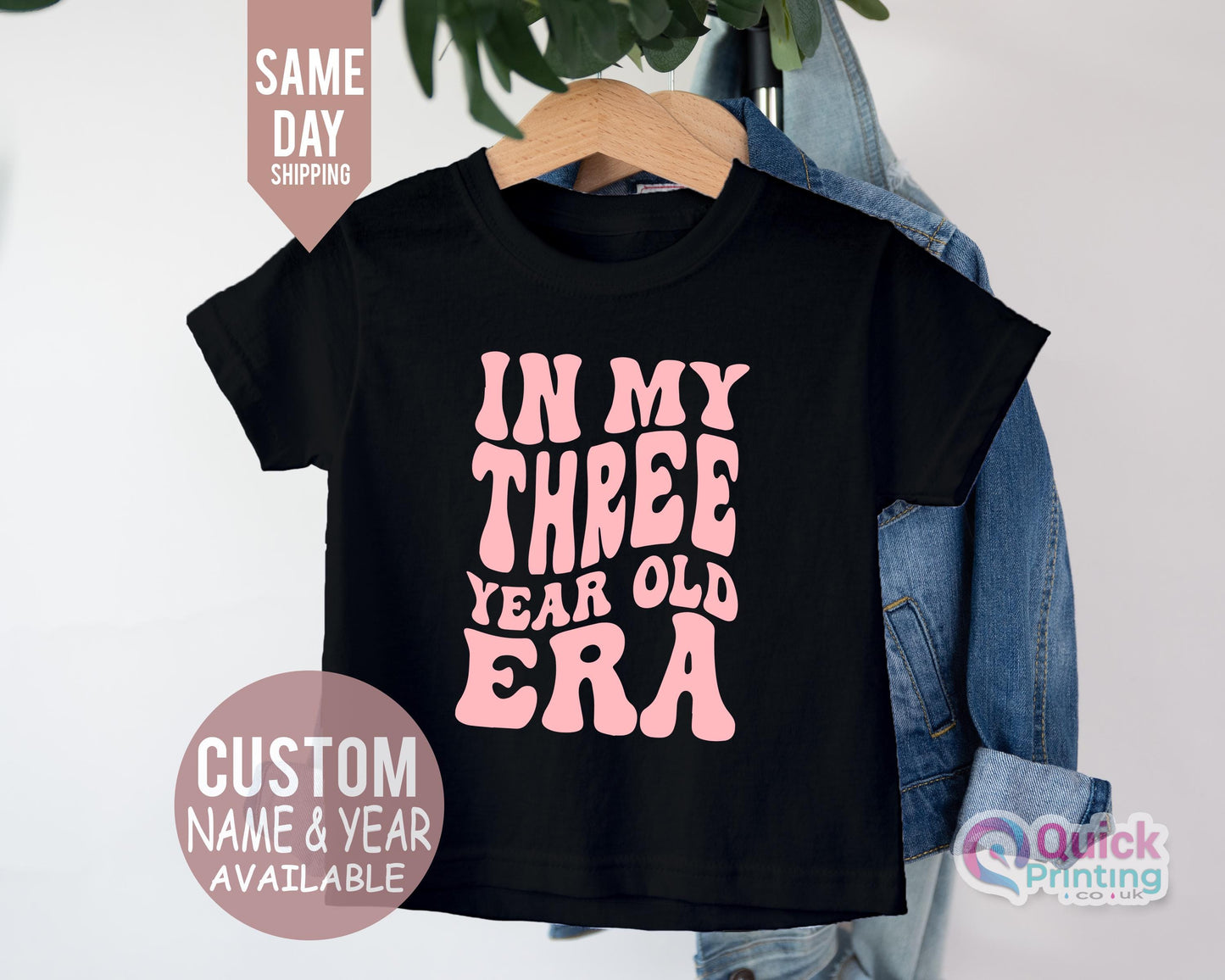 Three Year Old Era T-shirt: 3rd Birthday Toddler Shirt