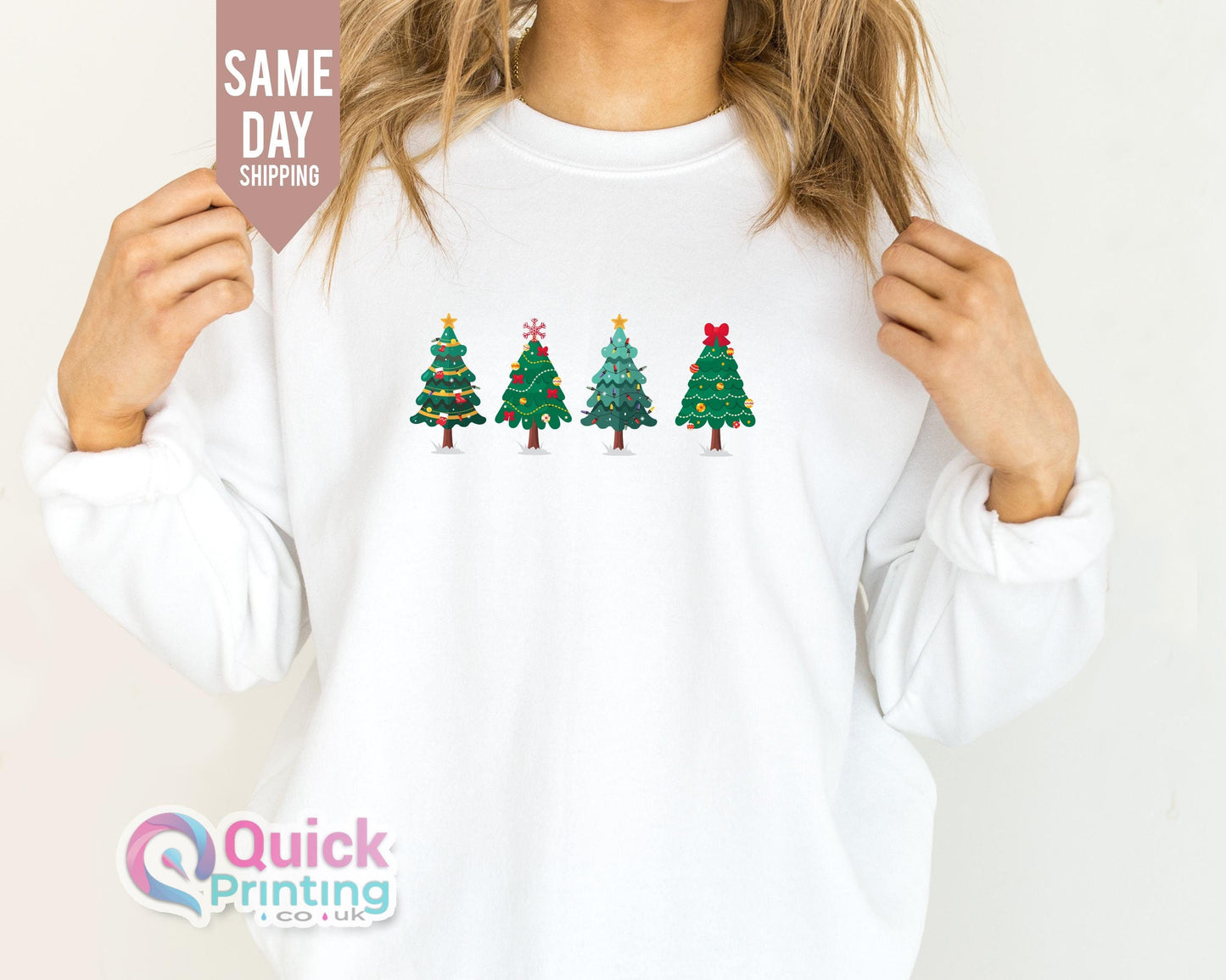 Green Tree Christmas Sweater, Christmas Sweater, Christmas Crewneck, Christmas Tree Sweatshirt, Holiday Sweaters for Women 2024, Xmas Top