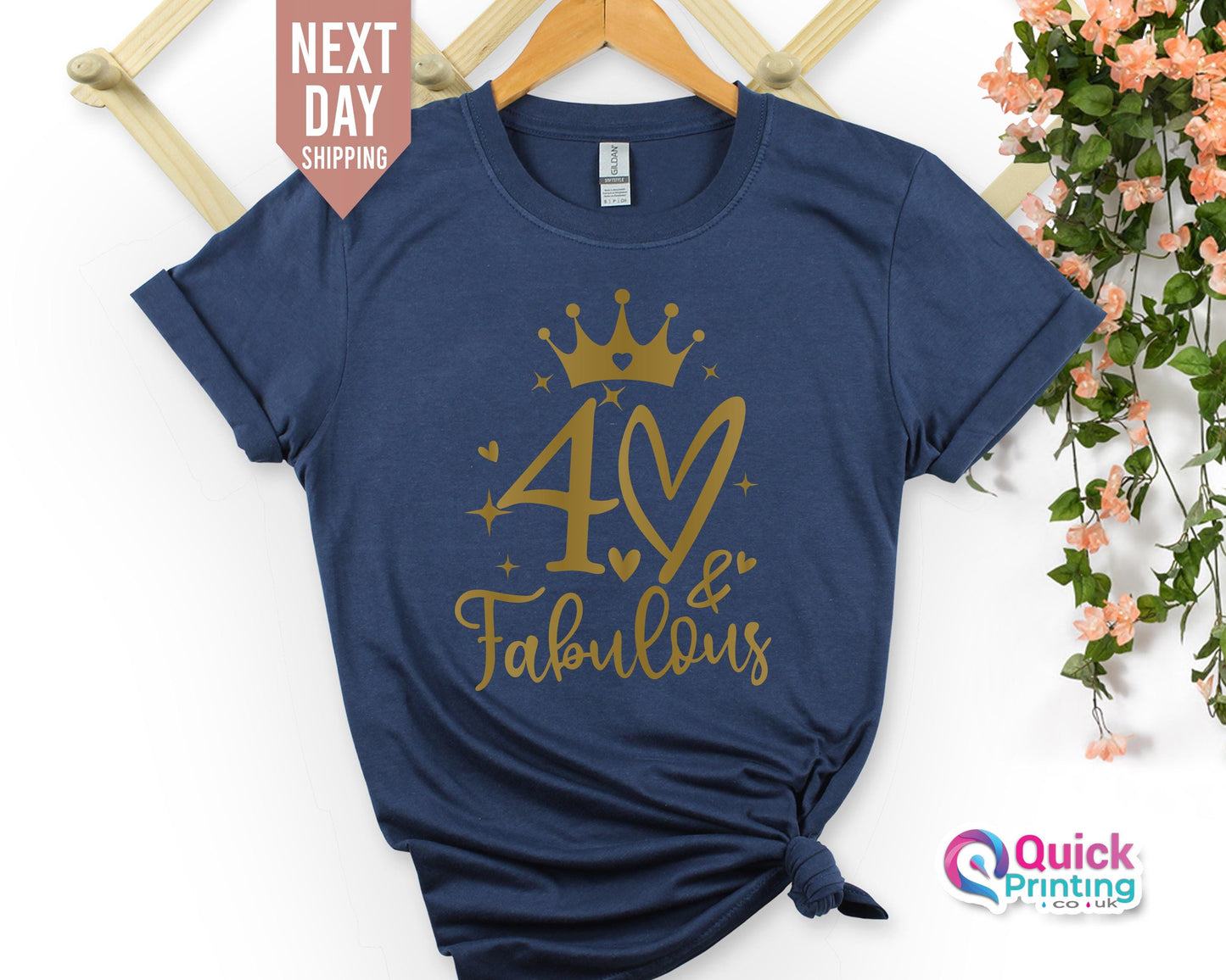 Custom Birthday T-Shirt: 40th Birthday, Party Crew, Squad