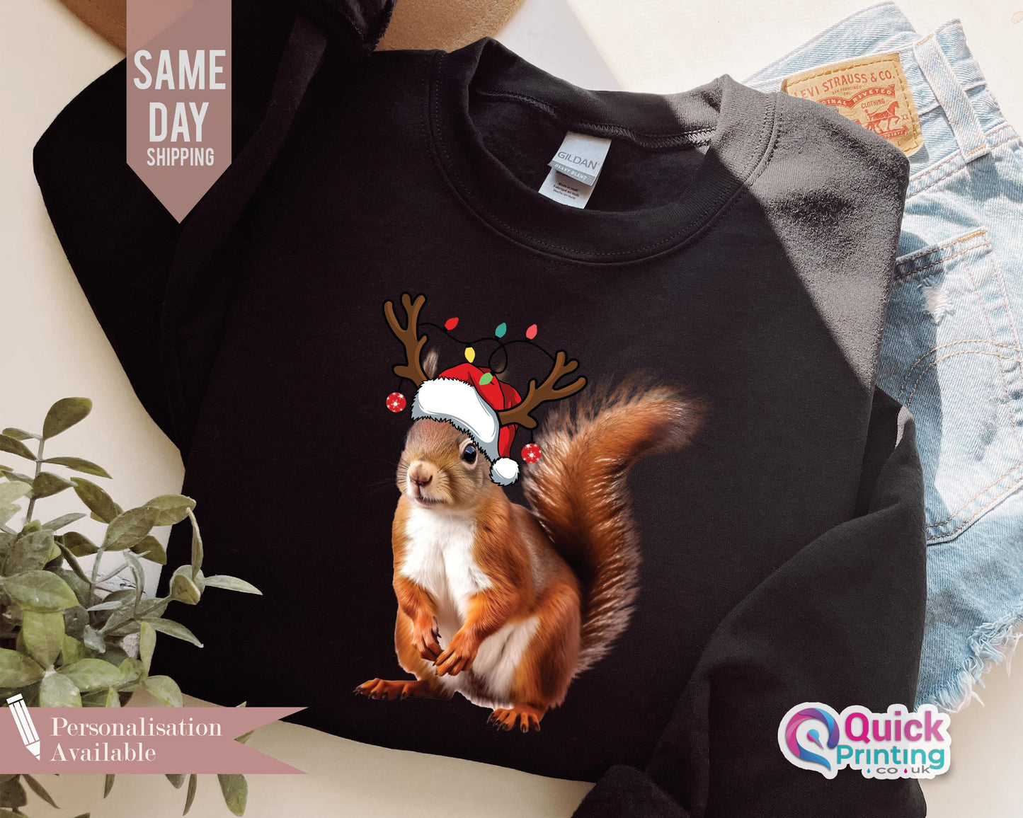 Squirrel Christmas Lights Sweatshirt, Merry Christmas Top, Funny Xmas T-Shirt, Xmas Party Shirt, Family Christmas Shirt, Gift For Christmas