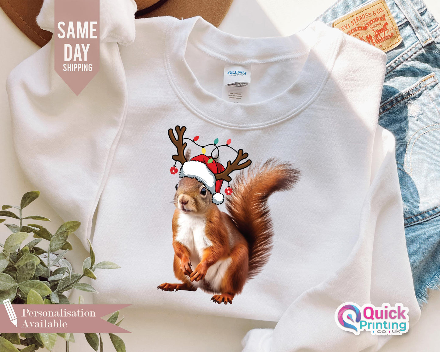 Squirrel Christmas Lights Sweatshirt, Merry Christmas Top, Funny Xmas T-Shirt, Xmas Party Shirt, Family Christmas Shirt, Gift For Christmas