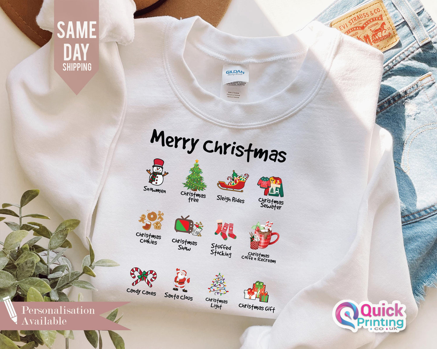 Retro Christmas Sweatshirt, Holiday Sweater, Womens Christmas Sweatshirt, Holiday Sweater, Cute Christmas Sweatshirt, Christmas Doodles