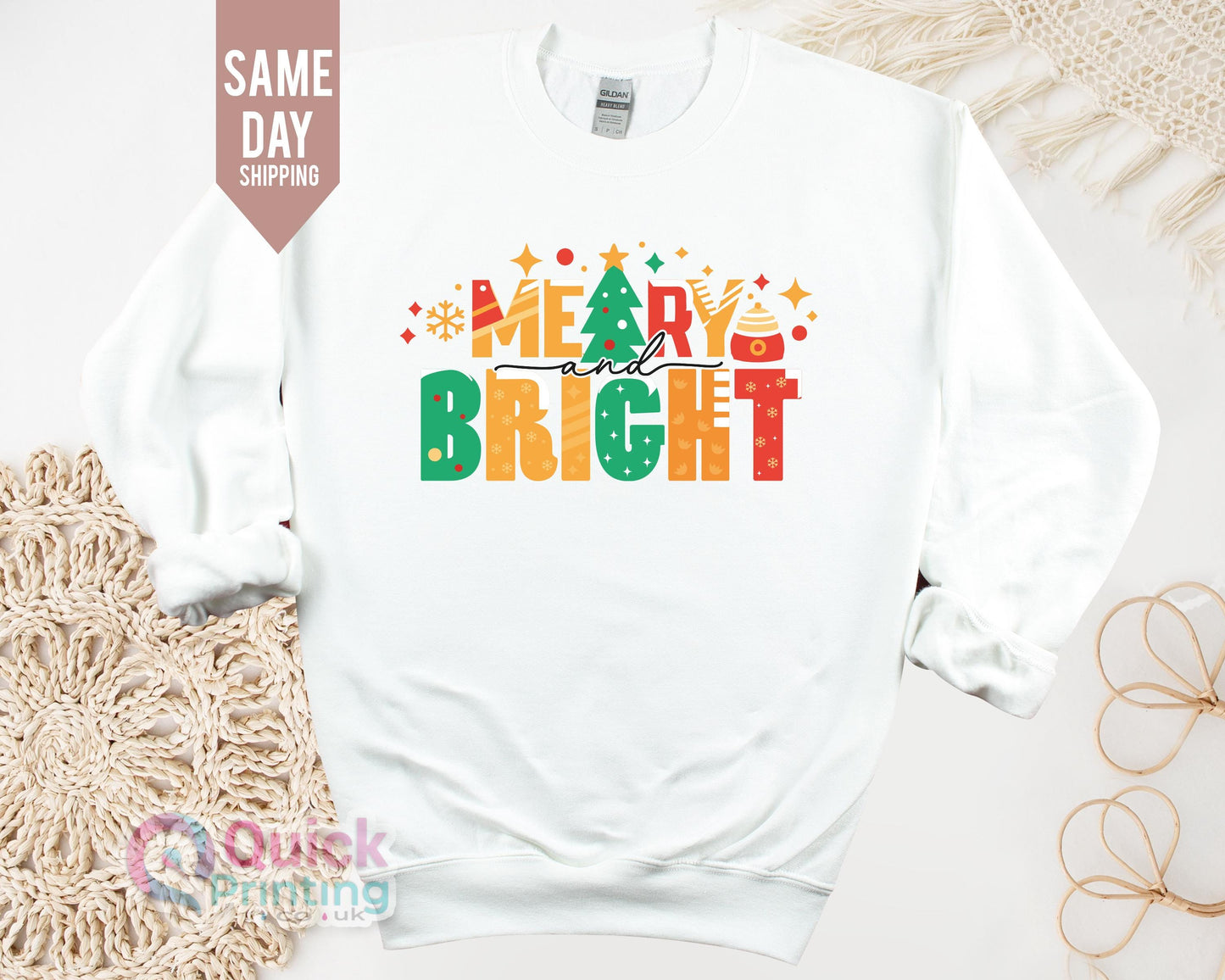 merry and bright sweatshirt, Christmas Shirt, Believe Christmas Tee, Family Christmas Sweatshirt, Merry Christmas, Merry And Bright Jumper
