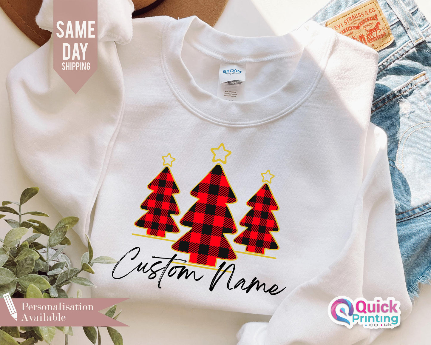 Festive family Christmas sweaters, Custom Christmas Tree Jumper, Matching Christmas outfits, Christmas tree sweaters, Christmas sweater