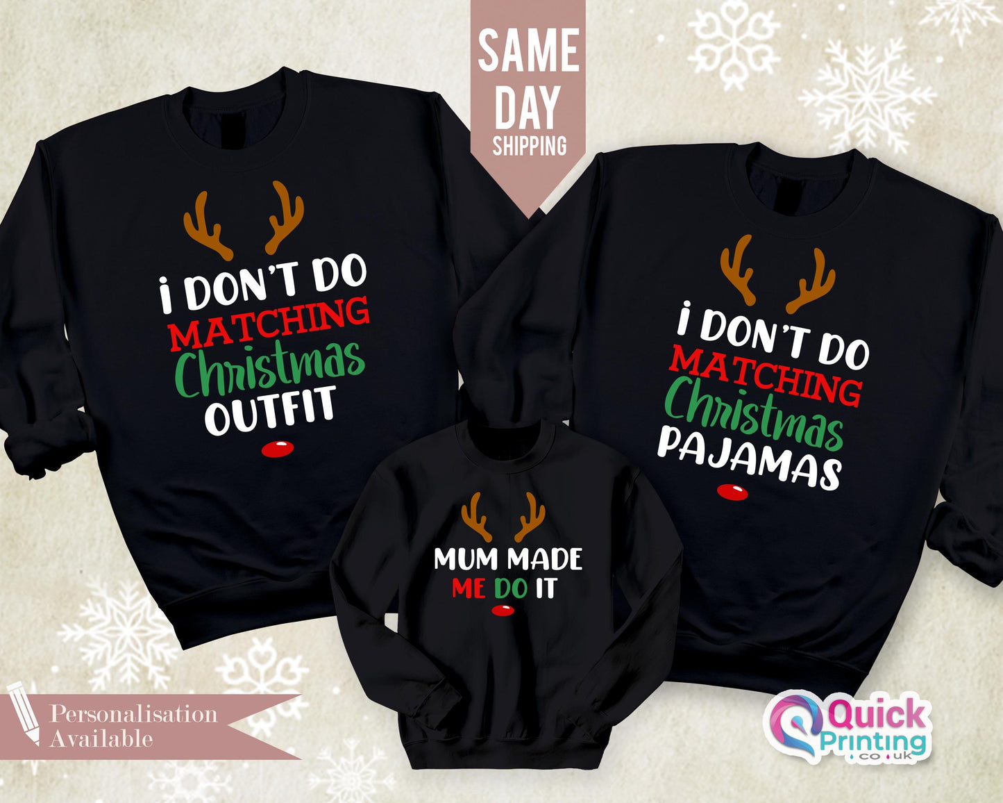 I Don't Do Matching Christmas Outfits Sweatshirt, But I Do Tee, Family Christmas Gift, Christmas Matching Family Sweatshirt, Funny sweater
