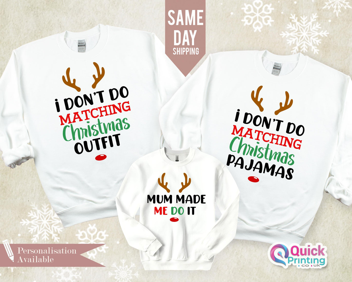I Don't Do Matching Christmas Outfits Sweatshirt, But I Do Tee, Family Christmas Gift, Christmas Matching Family Sweatshirt, Funny sweater