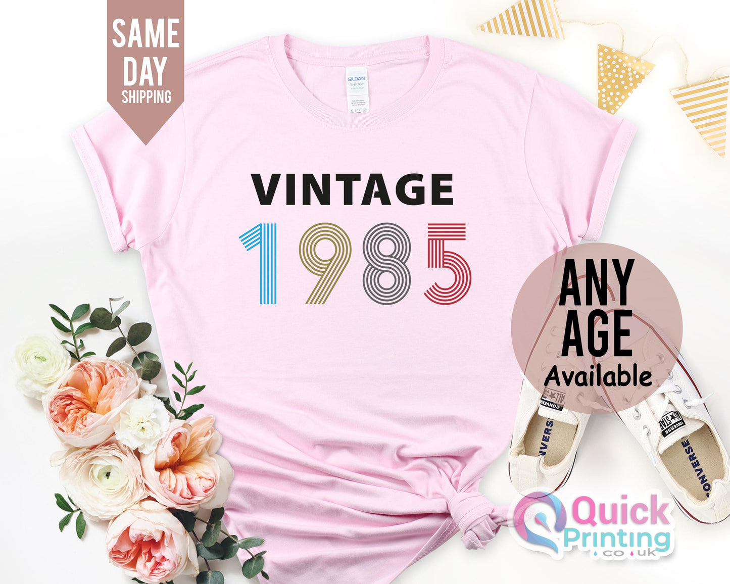 40th Birthday Tshirt, 1985 Vintage Birthday Shirt, 40th Birthday Gifts for women Vintage Birthday gift shirt Birthday Gift for Mum 1985 40th