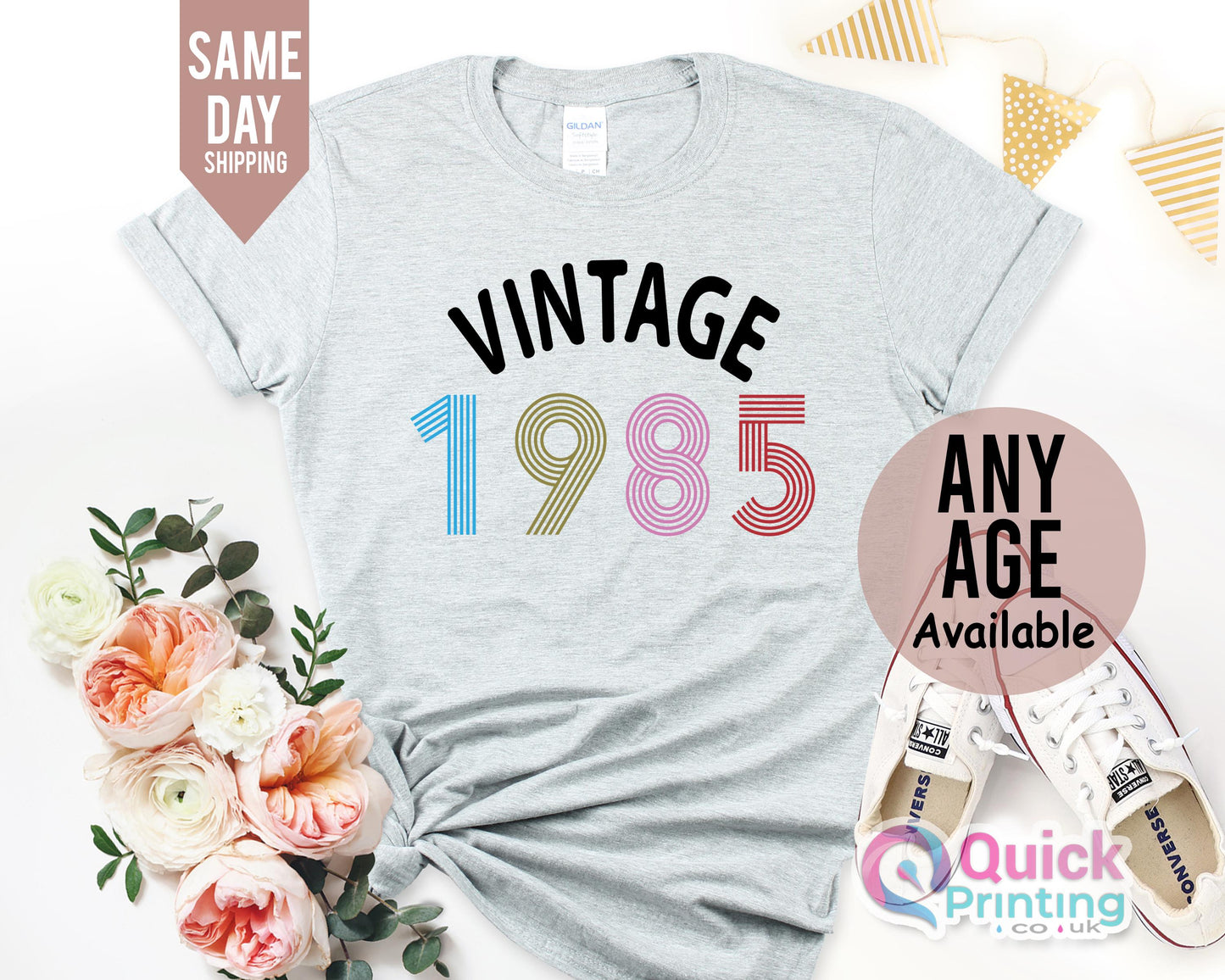 Ladies 40th Birthday Shirt 2025, 1985 Vintage Birthday Shirt, 40th Birthday Gifts for women, Vintage Birthday gift shirt, Mum Birthday Gift