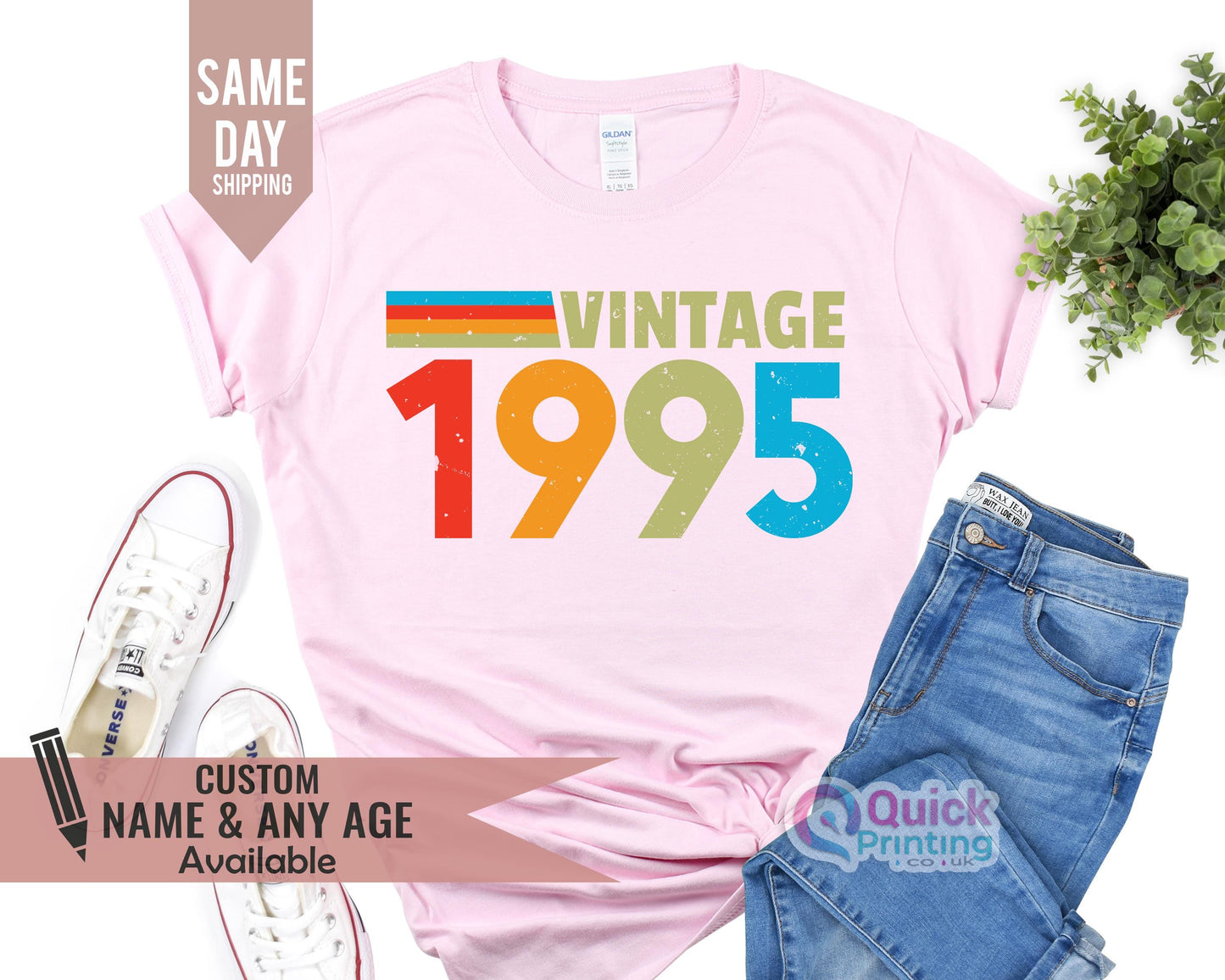 Vintage 1995 30th Birthday T-Shirt: Husband Gift Tee