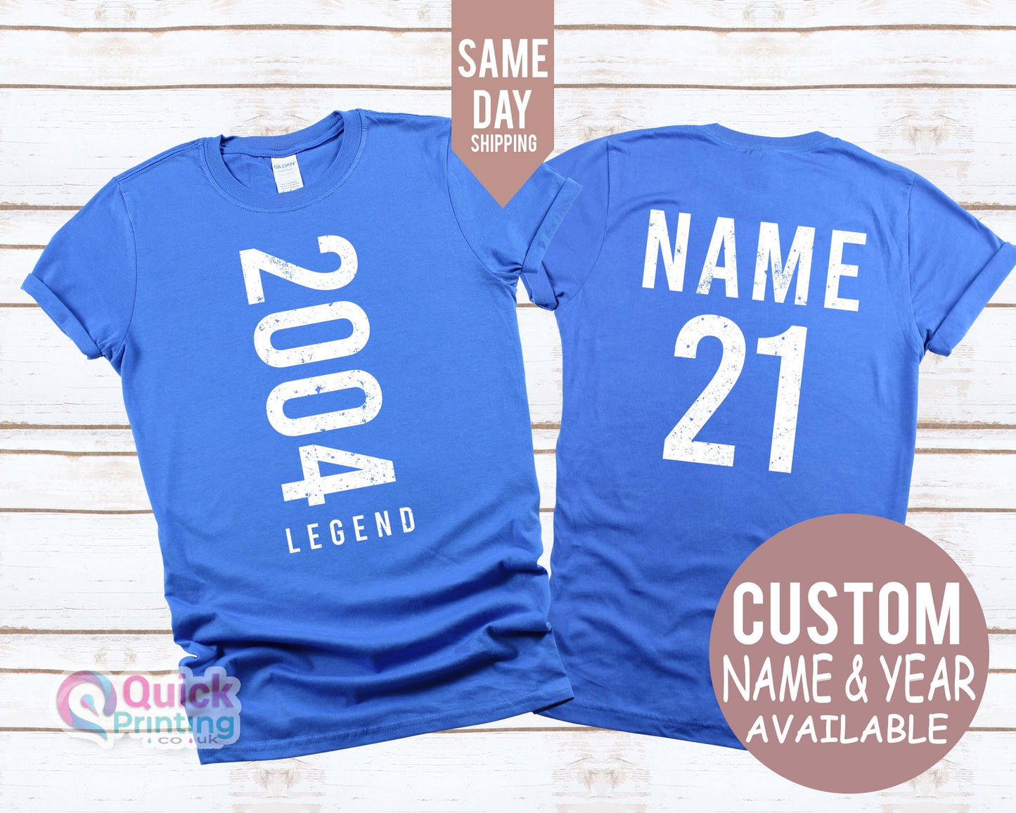 2004 Legend Birthday T-Shirt: 21st Birthday Gift