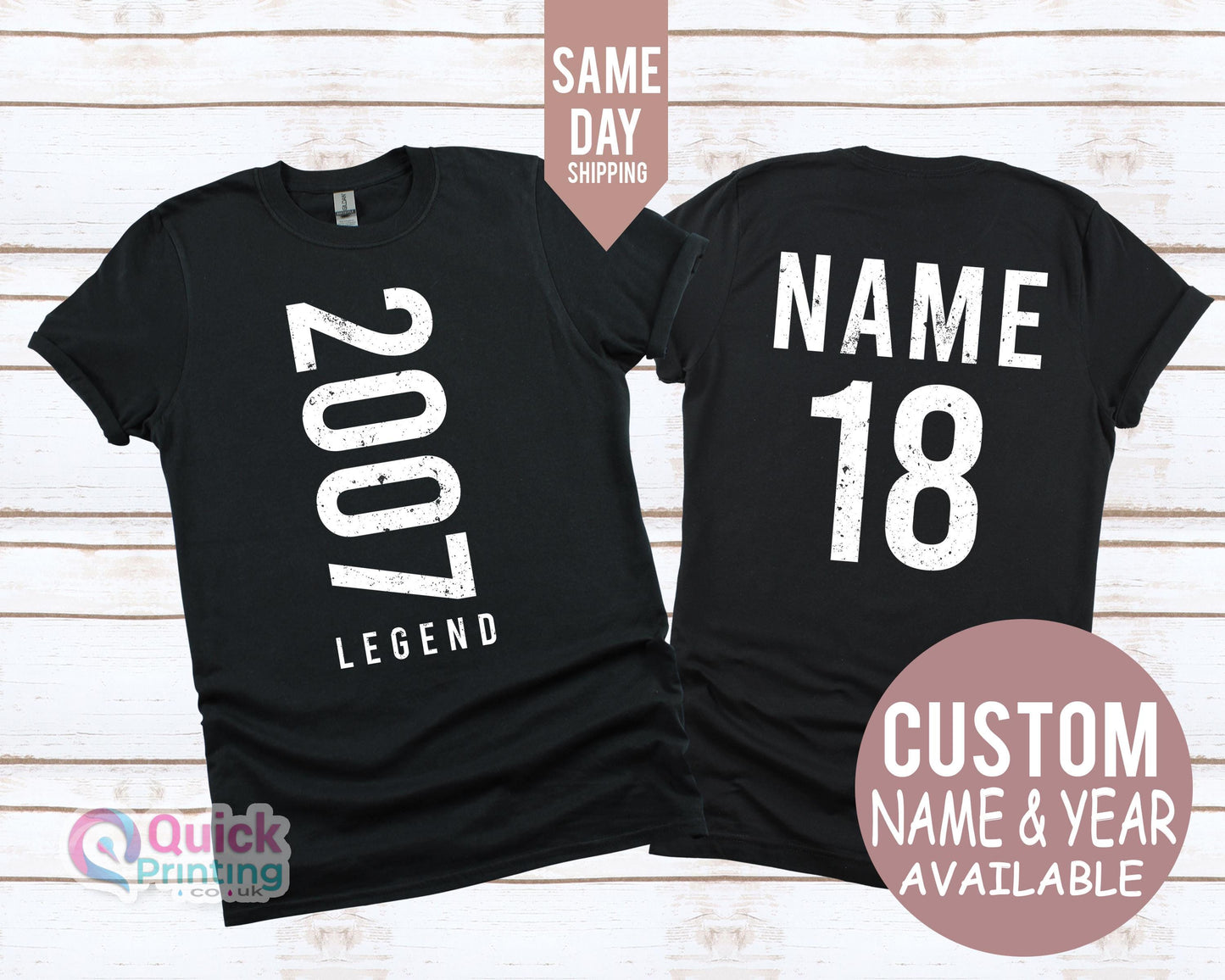 Legend 2007 Birthday Shirt, 18th Birthday Gift for Men, 2007 Vintage Birthday Tshirt Woman, legend t-shirt, Birthday T-shirt 2025, Xmas Tee