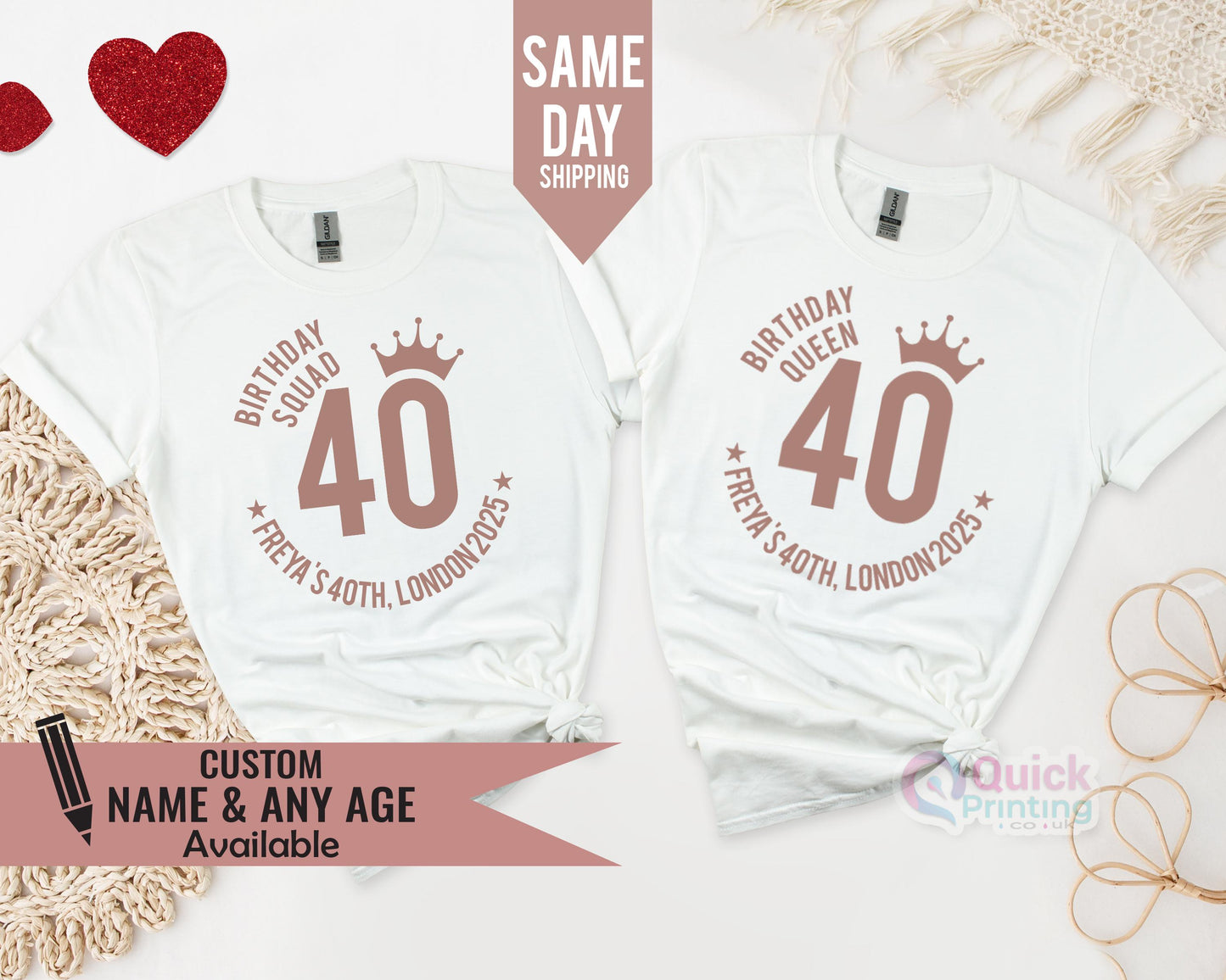 1985 Tee, 40th Birthday Queen T-shirt, Birthday Party Group Shirt, 40th Birthday Queen, 50th birthday party shirts,girls 40th birthday shirt