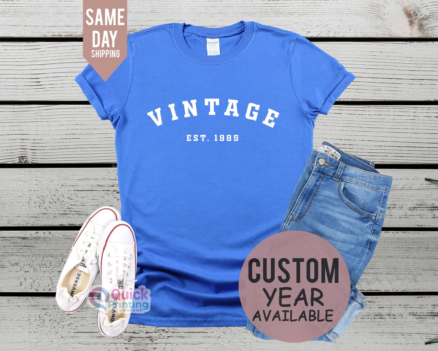 Vintage Est 1985, Vintage 1985 Birthday Tshirt UK, 40th birthday gift shirt, Birthday Gifts for him and her, 40th Birthday Present 2025