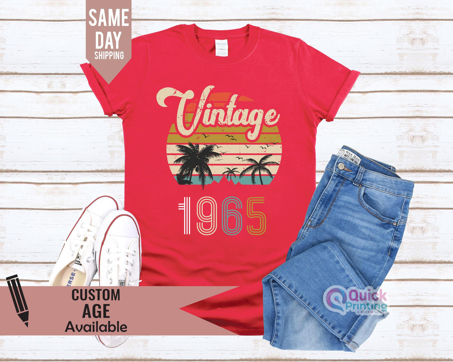 Vintage 1965 60th Birthday T Shirt, 60th Birthday Gift For Men, Husband Birthday Tee, Sixty gift ideas, Birthday Shirts,60th Birthday tee
