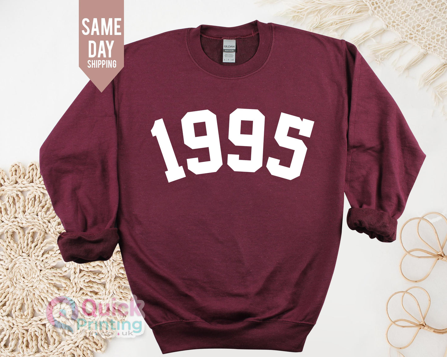 1995 Birthday sweatshirt, 1995 birth year number shirt, Happy Birthday Sweatshirt, birthday gift for women, 30th birthday sweatshirt 2025