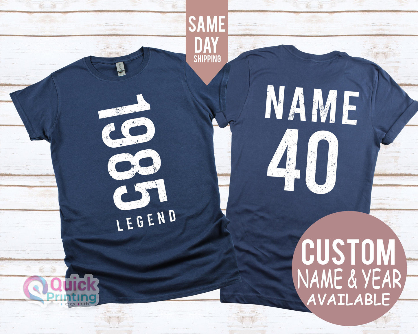 Legend 1985 40th Birthday Shirt, 40th Birthday Gift for Men, 1985 Vintage Birthday Tshirt Woman, Limited edition DAD shirt Daughter Gift T