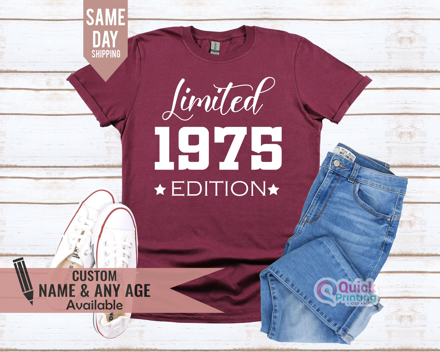 40th Birthday Tshirt, Vintage Birthday Shirt 2025, 40th Birthday Gifts for women, Limited Edition 1975 Birthday shirt, Birthday Gift Dad Mum