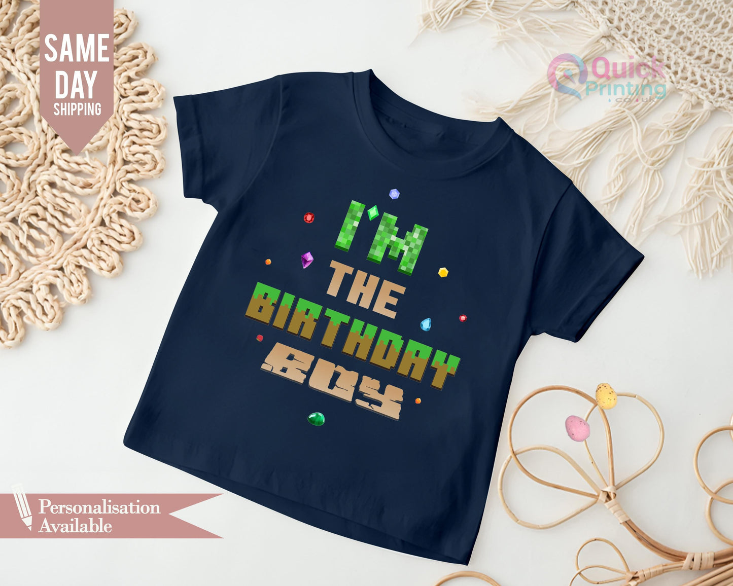 Personalised Birthday Boy, I'm two T-shirt, birthday gift t shirt, Boys birthday shirt, Grandson Birthday Gift , kids tee,Happy Birthday Tee